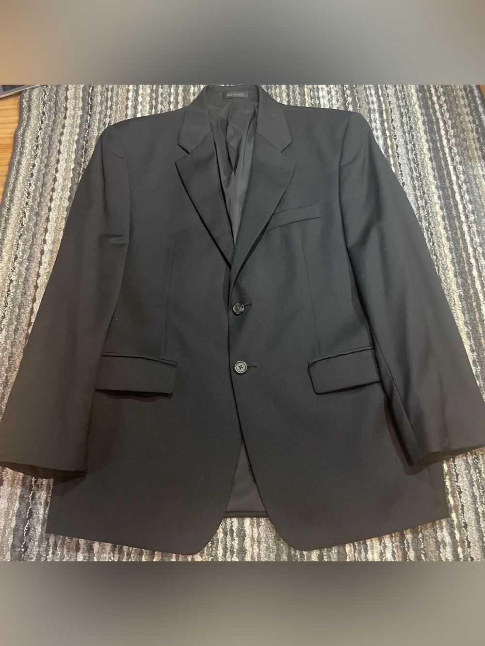 Ralph Lauren black 100% wool blazer 40S